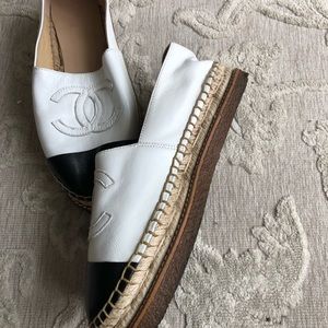 GLAM!!! Chanel slip on shoe excellent condition!